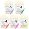 OFFCUP Elásticos Multiuso, 500pcs Dentales Elásticas, 16/5 Pulgadas Bandas de Goma Multiusos con 5 Colocadores Elásticos Ortodónticos de Plástico, para Dientes Paréntesis, Dientes Separados