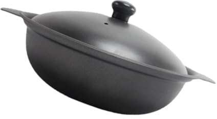 COLLBATH Cazuela De Hierro Fundido Pequeña Olla De Barro Para Arroz y Pollo Estofado Resistente Caídas Para Cocina Asiática