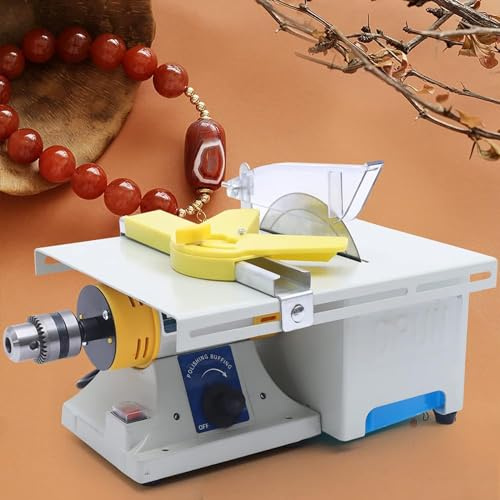 Lucidatrice Per Smerigliatrice Da Banco, Lucidatrice Per Gioielli In Pietra, Velocità Fino a 10.000 Giri/min, Alta Efficienza E Funzionamento Regolare, Per Gioielli, Legno, Metallo, Tornio