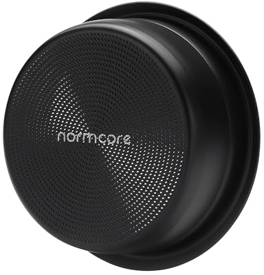 Normcore 58mm Precision High Extraction Basket With Titanium PVD Coating, Bottomless Portafilter Precision Filter Basket 20 Gram For 58mm Espresso machines, 20g