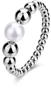 Brosway Anello Donna in Acciaio e Perle | Collezione Perfect - BPC34C