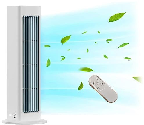 Sefdrert Ventilatore a torre da tavolo portatile piccoli ventilatori da tavolo che soffiano aria fredda Ventilatore personale silenzioso di raffreddamento facile da usare
