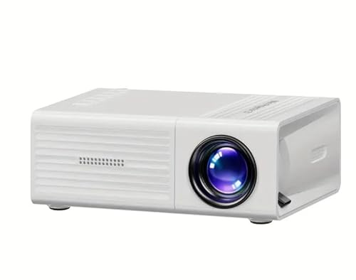 Mini proiettore portatile a LED – Schermo 80'' – Connessione USB Smartphone – Home Theater, Film, Giochi, Presentazioni – Compatto e facile da trasportare