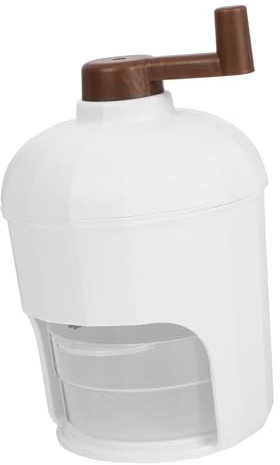 Warmhm Manual Ice Shaving Tool Hand Operated Ice Crusher Machine for Home Non-Electric for Slushies Cocktails