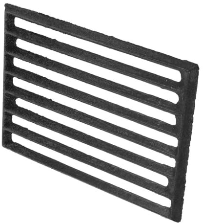 NULYLU High Temperature Resistant Metal Stove Grate for Barbecue Outdoor Firewood Rectangular Grate Baking Mat