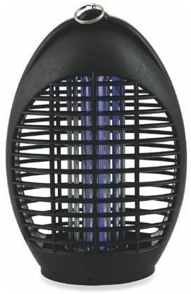 Lampe Anti-Moustiques 4 LED UV Électrique et Silencieuse - Forme Ovale - pour Intérieur avec Portée de 40 m²