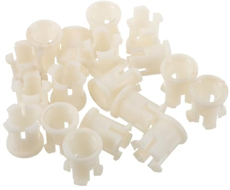HOMSFOU Small Wheel Caster Socket Inserts Stem Sleeves for Chair Legs Furniture Castor Sleeves with Anti-Loosening Design 20 Pack