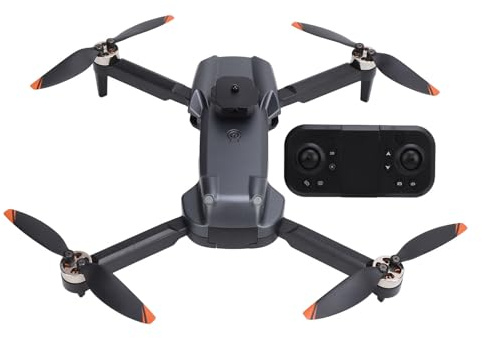 Tbest Faltbare Drohne, Dual-LED-Leuchten, 1080p HD 8k-Kamera, Vier-Wege-Hindernisvermeidung, Faltbare Drohne für Erwachsene und Kinder (1 Batterie)