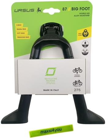 maxxi4you Fahrrad Doppelständer Ursus Big Foot für 26 Zoll - Schwarz inkl Reflexband