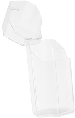 Homoyoyo Transparente Makeup Aufbewahrungsbox mit Stifthalter Staubdichter Organizer für Kosmetikpinsel Lippenstift Nagellack und Schmuck Platzsparend für Zuhause und Profi anwendung