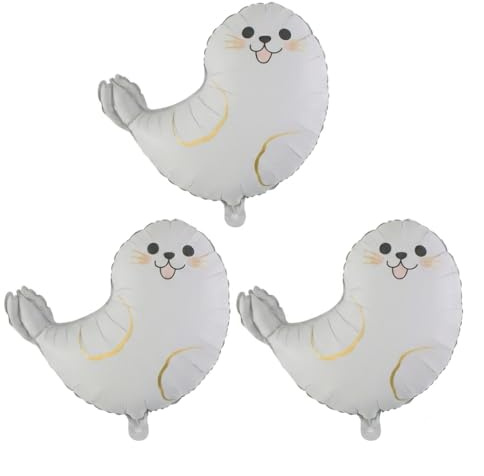 Sea Seal Balloons - Sea Animal Foil Balloons for Under Ocean Theme Birthday Baby Shower Party Decoration