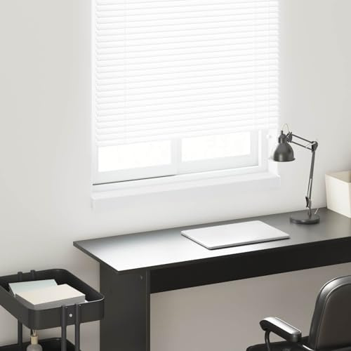 Davanzale Finestra Bianco 80 x 15 x 4,5 cm PVC, Soglia per finestra impermeabile per interni ed esterni, facile da installare con adesivo, tagliabile in lunghezza, base per piante