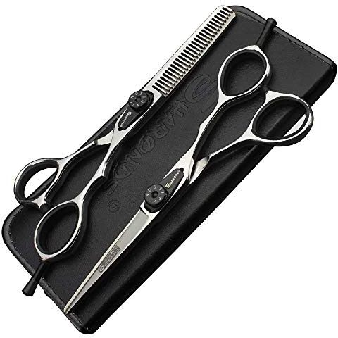 Set di taglio professionale da 6 pollici, adatto per parrucchieri e famiglie, tagliacapelli in acciaio inossidabile(Forbici da taglio da 6 pollici-B)