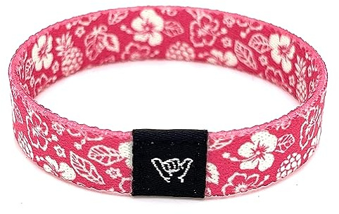 Hang Loose Bands - Coastal Surfer Beach Bracelet for Men, Women & Teens - Comfy Summer - Boho Reversible Wristband- Maui Waui| Medium: 7.5 length (for large wrists)