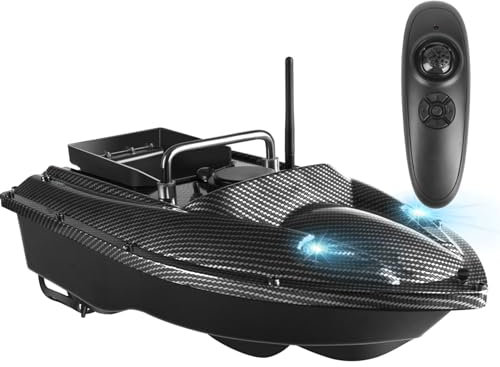 AHWZ Fishing Bait Boat-Fish Finder 1.5kg Loading 500m Remote Control Fishing Bait Boat RC Boat