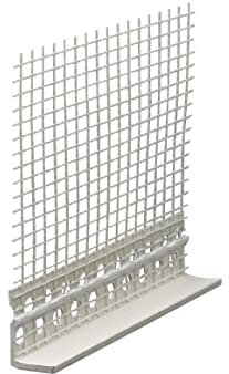 10x Handelskönig PVC Abschlussprofil 15 mm je 200 cm = 20 m Abschluss Kantenprofil Gewebe Putzabschluss Fassade