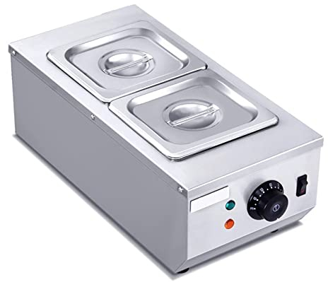 Acero Inoxidable 304 Chocolate Templado Máquina De Fusión Con 2 Tanques, 600W Eléctrico Calentador De Comida 30~80°C Chocolate Olla De Fusión Para Casa O Uso De Panadería (4KG/9LBS)