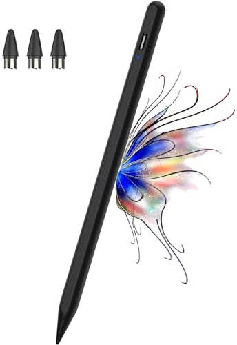 Kenkor Stylus Pens for Touch Screens POM Tip Magnetic, Rechargeable Digital Pen Fine Point Stylus Pen for iPad Pro/Air/Mini and Other iOS/Android smartphone and Tablet