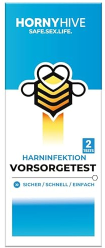 HornyHive Harnwegsinfektion Vorsorgetest (Harnwegsinfektion/Blasenentzündung) 2 Stk. pro Packung