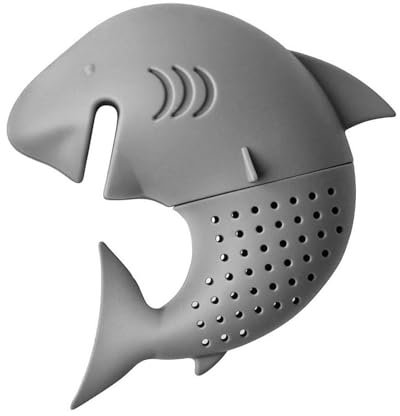 Shark Tea Infuser - Silikon Tee-Ei Teesieb | Teesieb für losen Tee | Tierform Teesieb | Tee-Diffusor-Sieb für Zuhause Reisen