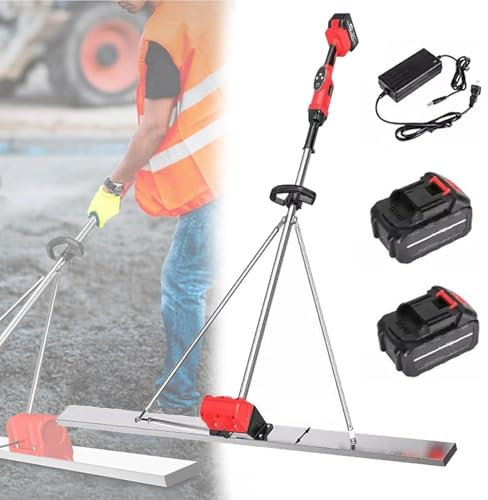 Máquina vibradora de acabado de cemento con regla eléctrica inalámbrica, vibradores de hormigón inalámbricos, fratasadora de superficie, unidad de potencia de regla vibratoria, máquina de acabado liso