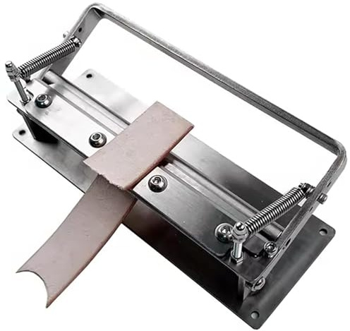 Máquina desbastadora de cuero manual, máquina desbastadora de cuero de acero inoxidable, herramientas de desbaste de cuero para bricolaje, máquina de desbaste, kit de herramientas para artesanía en
