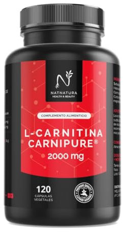 L-Carnitina Carnipure® 2000 mg/giorno | Formula svizzera ultra pura | Energia, Resistenza e Recupero muscolare | Vegano | 120 capsule vegetali