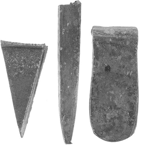 PAMINGONO 3stücke Metallkeil Reparaturwerkzeug Fixierkeil Kegelförmiger Keil Ersatz-hammerkeil Für Zuhause Outdoor-keil Praktischer Keil Mit Guter Textur Und Langlebiger Verarbeitung