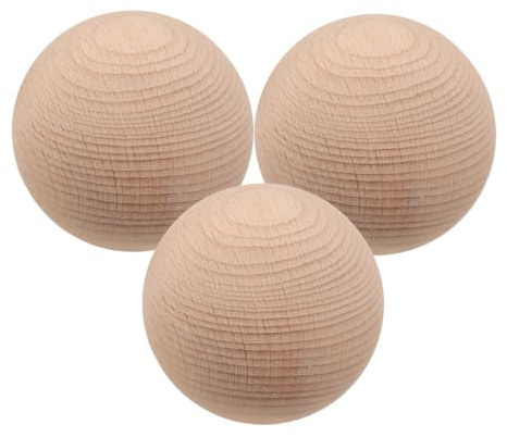 JUMPLAWN 3 Stück Holzkugel Croquet und Golfballset für Outdoor Gartenspiele mit Einfacher Installation für Familienaktivitäten im Garten