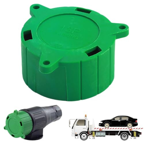 XINXINGDINGSHENG 2 PCS 13 Pin Alignment Tool Dust Caps, Parking Socket Protection Towing Adaptor for 8 Pin/13 Pin, Connector Plug Dustproof Cover for Parking Socket, Caravan, Trailers