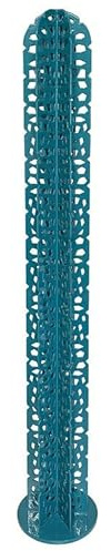 t1t, Cactus Décoratif Droit 80 cm, Motif Ajouré, Style Déco Extérieur, Bleu Polaire, Acier, 13.5x80x13.5 cm, pour Jardin Terrasse Bureau, Décoration Intérieure et Extérieure