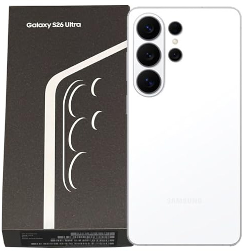 Samsung Galaxy S26 Ultra 5G SM-S948B 1TB Storage 16GB RAM Android 16 Factory Unlocked Smartphone (White)