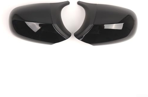 Spiegelkappe für BMW 3er E90 E91 E92 E93 LCI 2008-2013 passgenaue Außenverkleidung in schwarz glänzend aus ABS Material