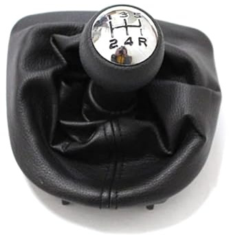 Perilla de cambio de repuesto Funda de palanca cambios y fuelle completo para Peugeot 207, 307, CC, 406, 308, manual 5 velocidades(Only knob)