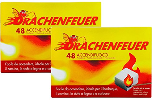 Dies&DAS Drachenfeuer 2 Pakete 96 Würfel Feueranzünder