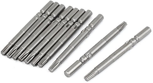 Aexit Punte per cacciaviti Torx T20 lunghi da 60 mm con gambo rotondo da 5 mm ID: 565761