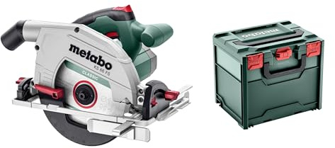 Metabo handcirkelsåg KS 66 FS sågblad ø 190 mm, 1 500 W, med skärvisare, svängbar såg, 0–47°, styrplatta av aluminiumtryckgjutning, inkl. resväska 601066500