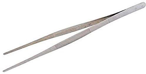 10 Pcs 30Cm / 12 Inch Stainless Steel BBQ Tweezers Kitchen Accessories BBQ Grill Food Tongs Clip Buffet BBQ Restaurant Tool Cooking Tools