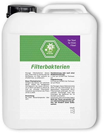 Koi Company Filterbakterien • Biologische Teichfilter-Bakterien 5l als Filterstarterbakterien • Starterbakterien für Teich