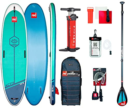 Red Paddle, 10’8″ Activ Yoga + Carbon 50 Nylon, Tabelle Sup Und Paddle, Mehrfarbig, Uni, Unisex Erwachsene