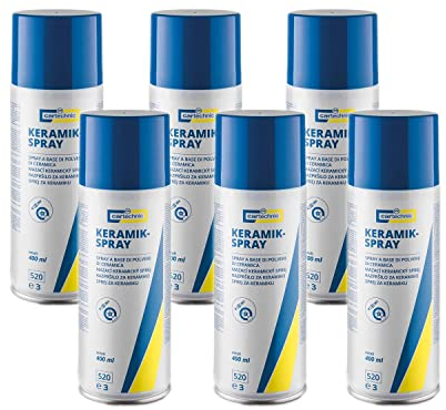 Cartechnic 6 X spray per ceramica pasta di montaggio, lubrificante, spray per ceramica, 400 ml