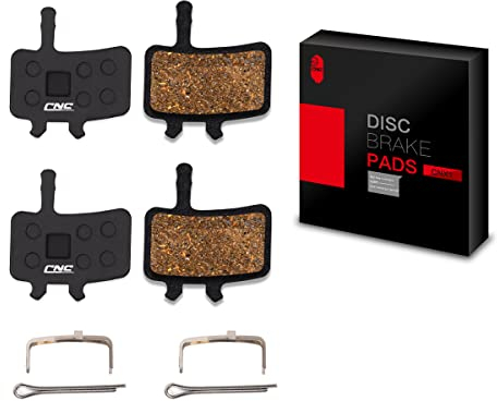 CNCLOL Bremsbeläge für Avid BB7 Juicy 3 5 7，2 Paar Fahrrad Bremsbeläge für SRAM Avid Juicy 3 5 7 Ultimate，Harz organische