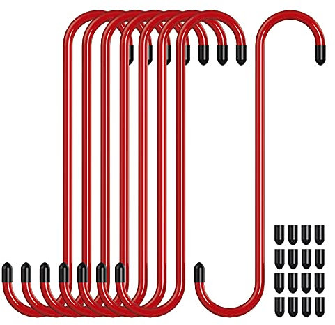 Bac-kitchen 8 Pcs Brake Caliper Hangers Brake Caliper Hooks with Rubber Tips Automotive Tool for Braking, Bearing, Axle and Suspension Work