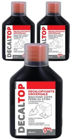 DECALTOP Decalcificante Macchina Caffè Universale, Anticalcare per Nespresso, Dolce Gusto, Lavazza A Modo Mio e DeLonghi, Liquido 10 Trattamenti Pulizia e Descaling Macchine Caffè, 500ml (3)