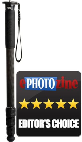 Novo Mantis MP100 Carbon Fibre Professional Monopod,Super Weave 8 Layer carbon fibre - 4 Leg sections - 565mm folded length - Max. height of 1.8m - Max. load of 20kg - Weighs only 520g