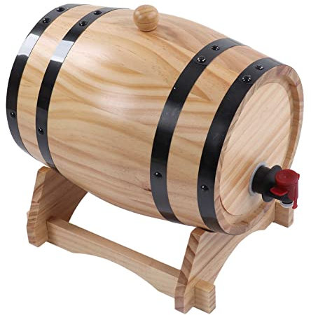 Barricas de Roble para Vino, Barriles de Envejecimiento en Roble para Vino de Elaboración Propia, Barriles de Cerveza de Madera para Bar, Catering, Barbacoa, Tienda, Ingenio,