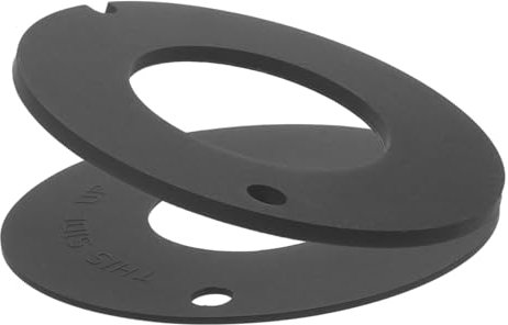 KONTONTY 2pcs Rv Toilet Silicone Seal Replacement Ring, Leak and Odour Prevention Gaskets for Rv Toilet, Easy Install Spare Parts Kit
