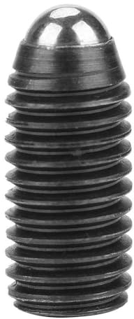 Bonbela 10 Pz M12 Filettatura a Esagono Incassato Sfera in Acciaio Al Carbonio Stantuffi a Molla Set Stantuffo a Sfera Set Stantuffo a Sfera (M12*25(10PCS))