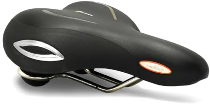 Selle Royal Unisex Lookin Relaxed - Stracciatella Fahrradsattel, Black, 260 x 228 mm