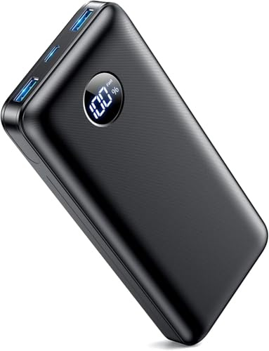 Power Bank, 26.800mAh Powerbank, Externe Handy-Akkus mit 22.5-W-Schnellladefunktion, USB-C-Eingang & -Ausgang, PD 3.0 und QC 4.0. Kompatibel mit iPhone 17, 16, 15, 14 Samsung,Gray